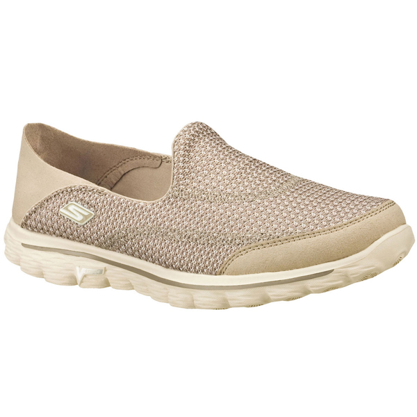 Skechers Women GOwalk 2 - Convertible Stone