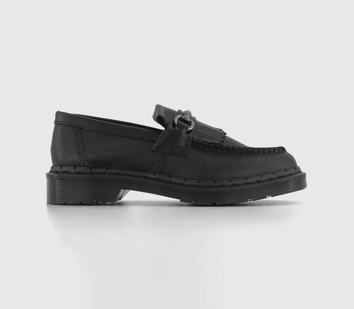 Dr. Martens Adrian Snaffle Loafers Black Atlas Pebble