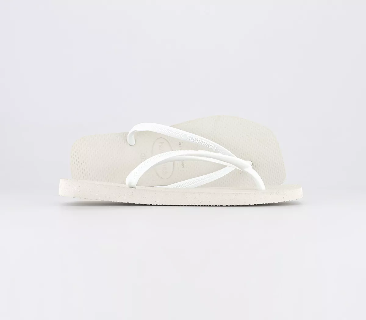 Havaianas Slim Square Flip Flops  White
