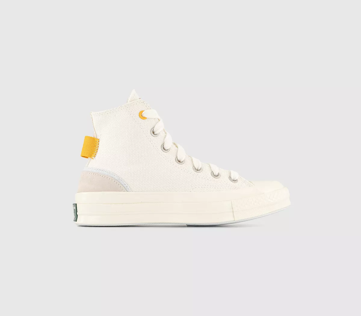 Converse All Star Chuck 70 Hi Trainers  Egret Red Yellow