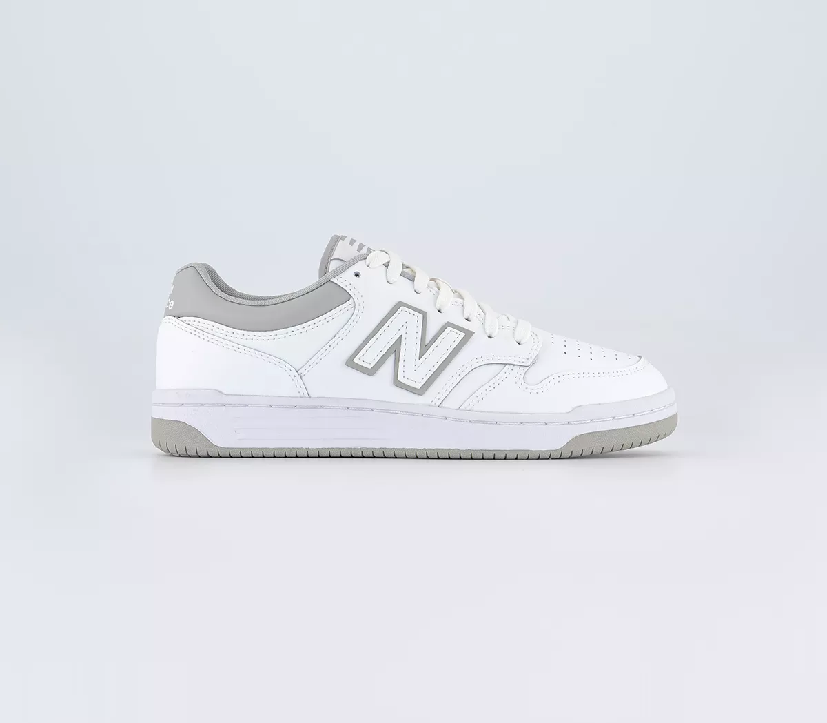 New Balance BB480 Trainers  White Grey