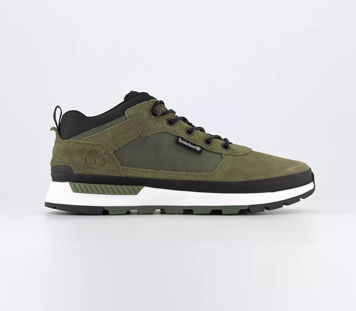 Timberland Field Trekker Low Hiker Trainers  Dark Green Suede
