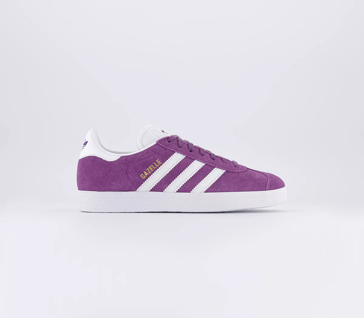 adidas Gazelle Trainers  Shock Purple White Gold Melt