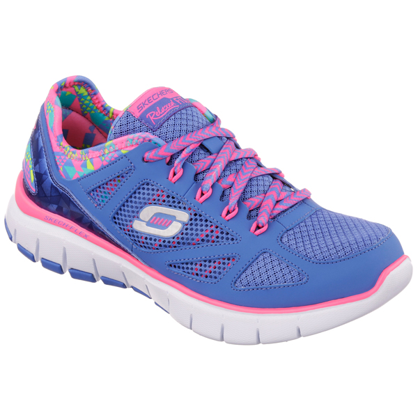 Skechers Women Relaxed Fit: Skech-Flex - Ultimate Reality Purple/Hot Pink