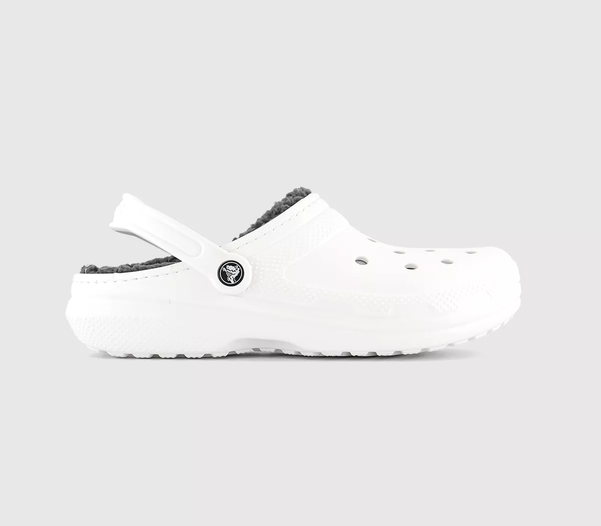 Crocs Classic Lined Clogs M White Grey