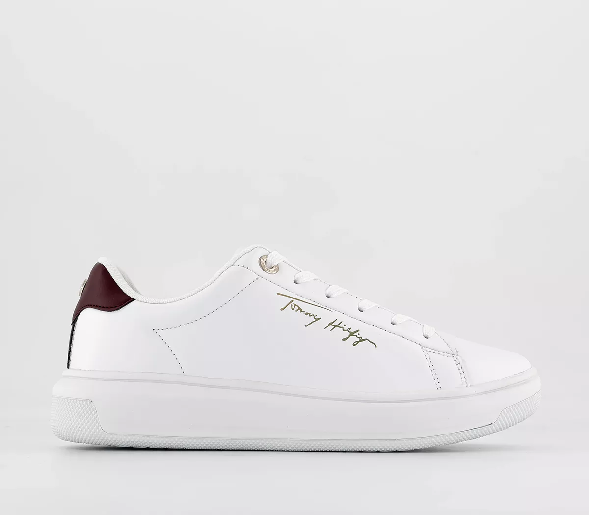 Tommy Hilfiger Signature Court Sneakers White Red