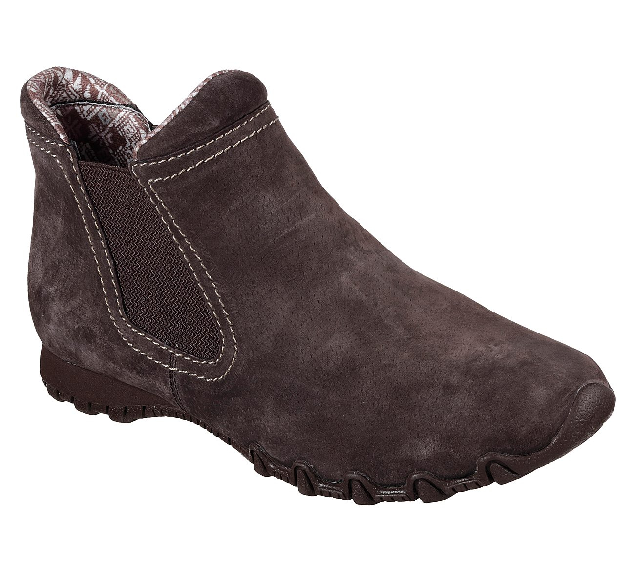 Skechers Women Relaxed Fit: Bikers - Londoner Chocolate