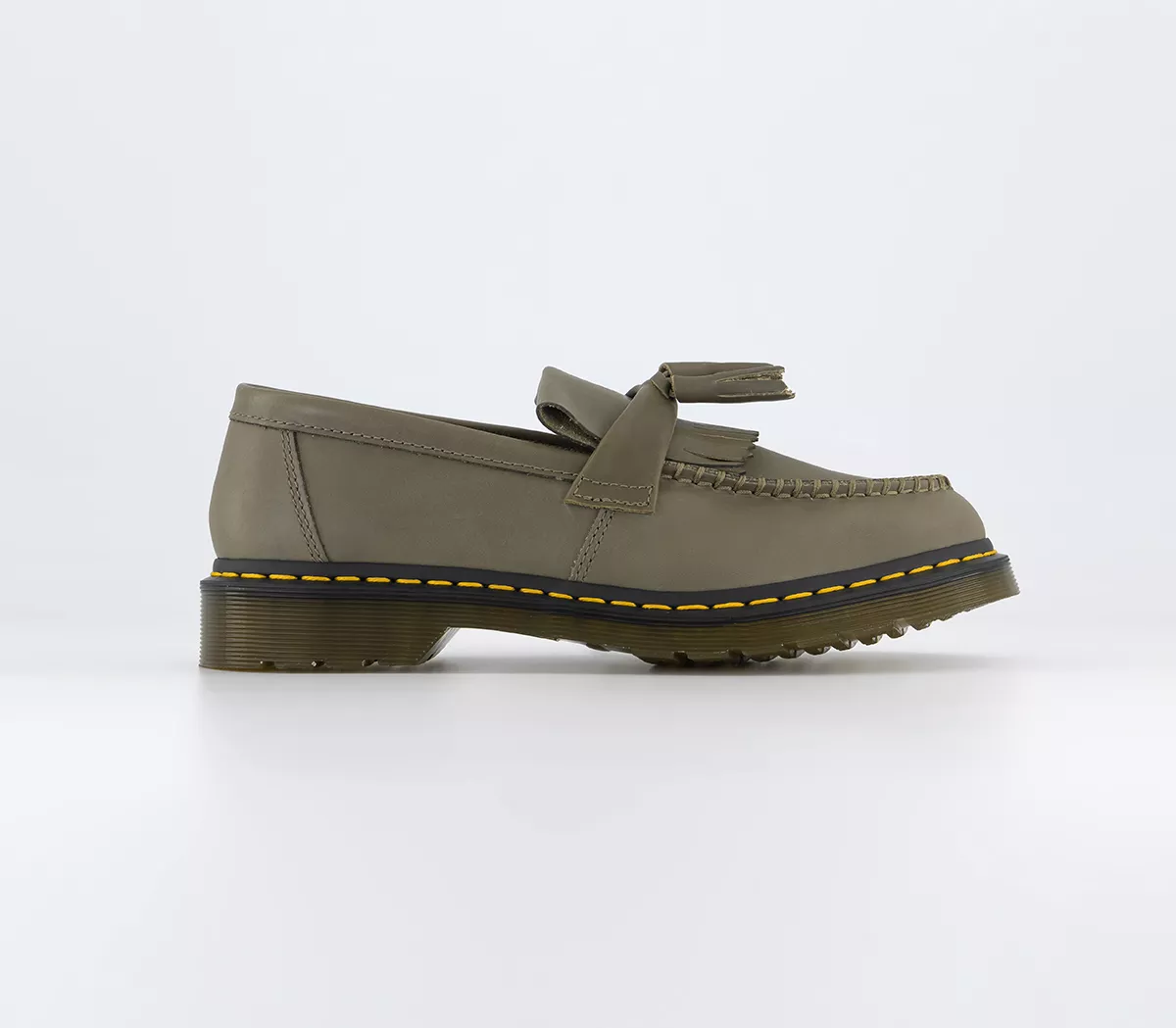 Dr. Martens Adrian Loafers Olive Carrara