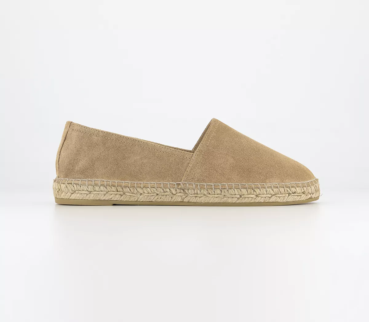 Gaimo for OFFICE Camping Slip On Espadrilles Tan Suede