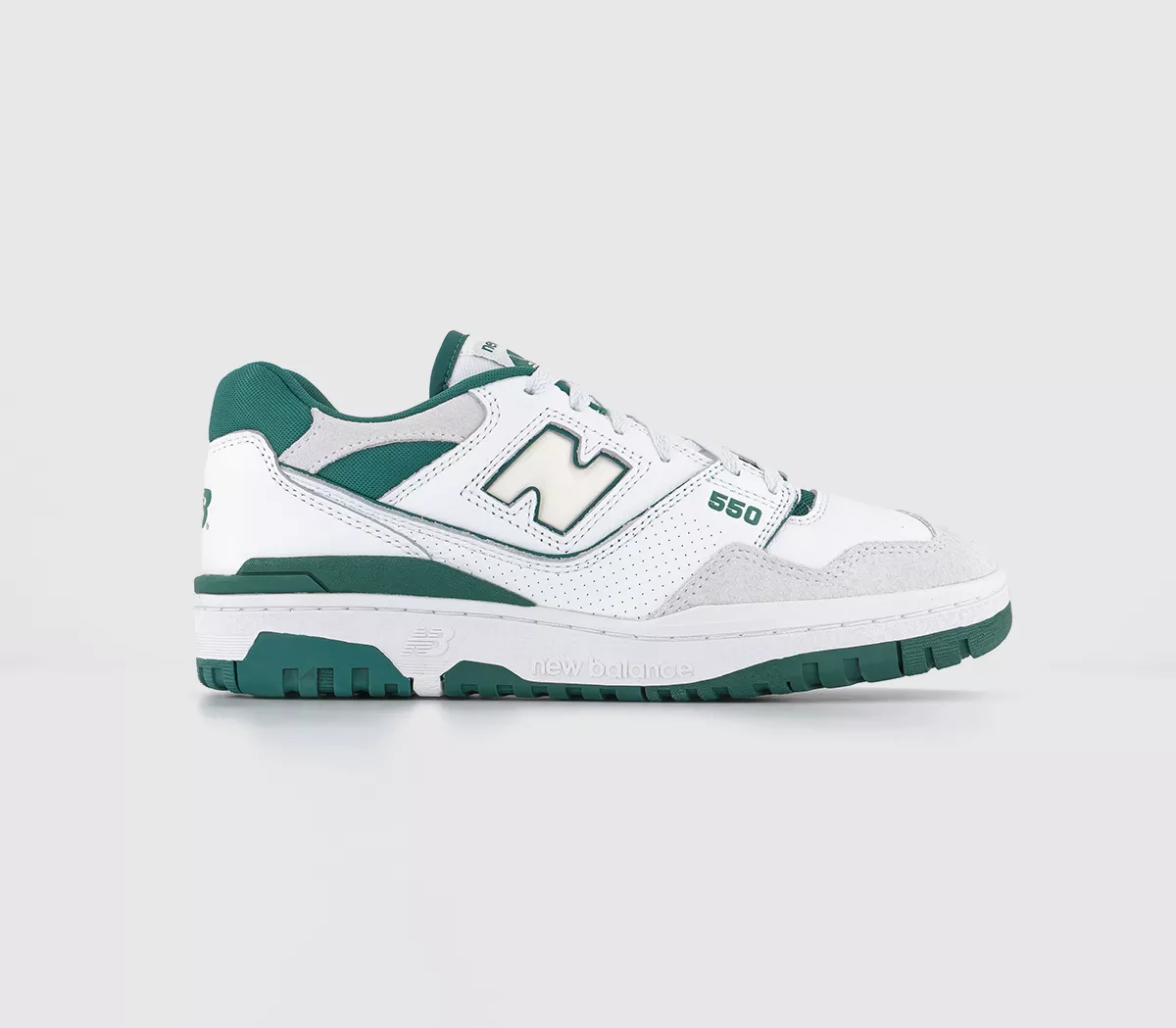 New Balance BB550 Trainers White Teal Offwhite