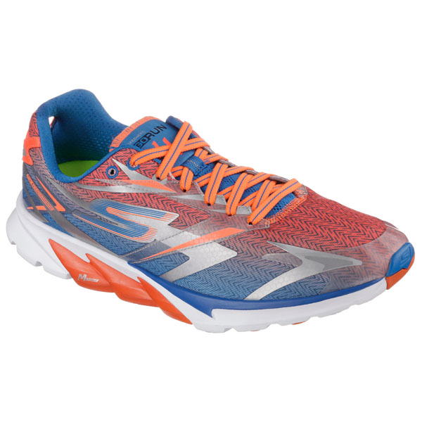 Skechers Men Extra Wide Fit (4E) Shoes - Blue/Orange