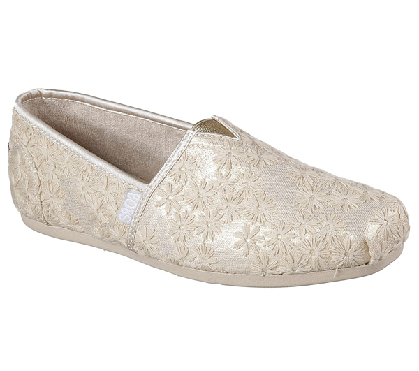 Skechers Women Bobs Plush - Winter Angel Light Gold