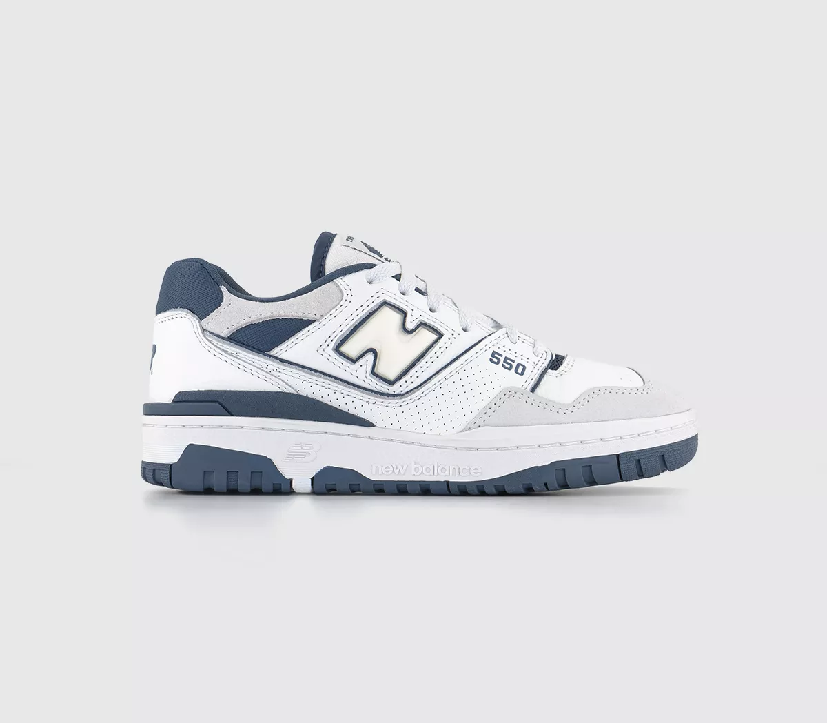 New Balance BB550 Trainers White Navy Offwhite