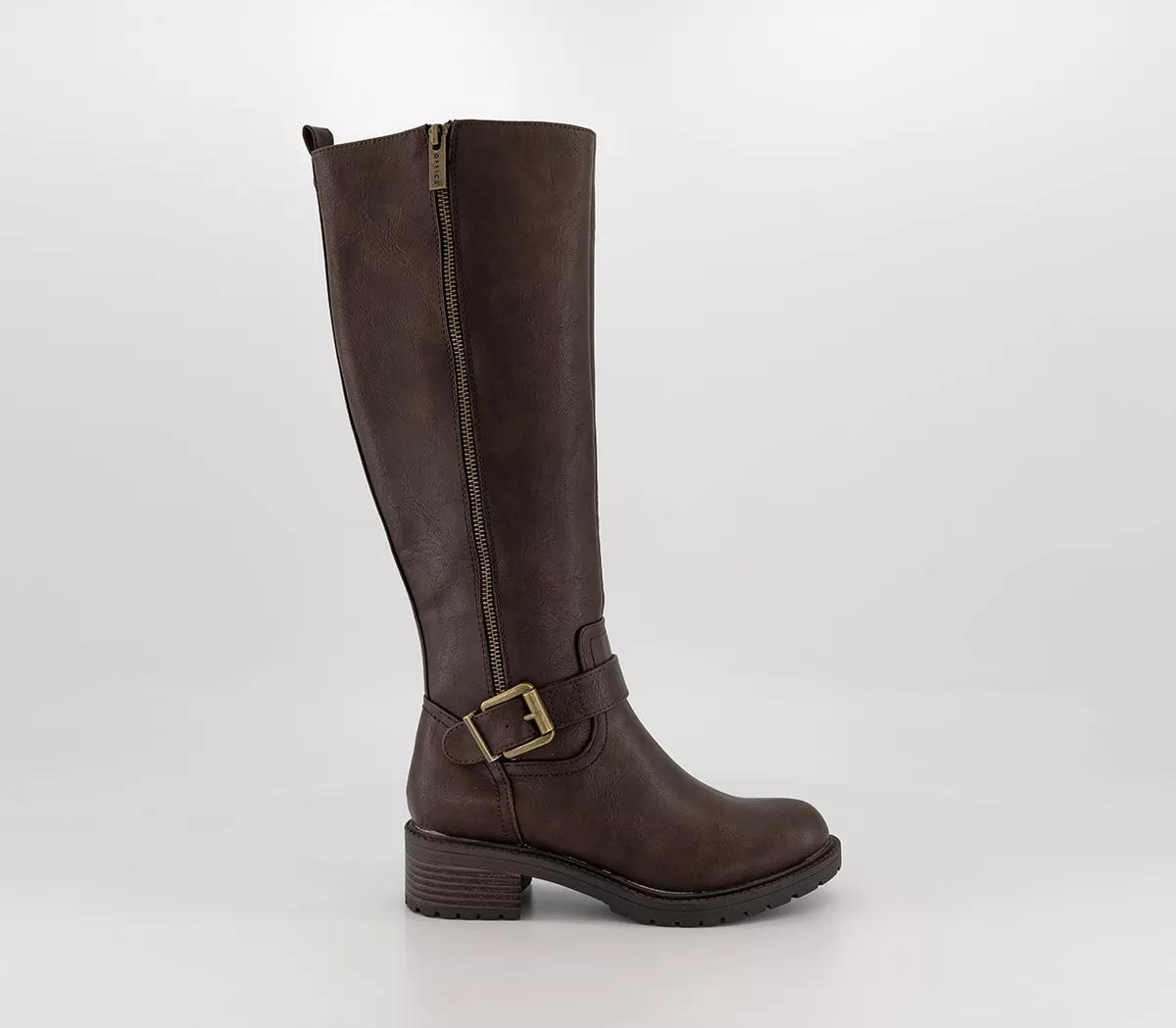 OFFICE Khloe High Leg Rider Boots Brown
