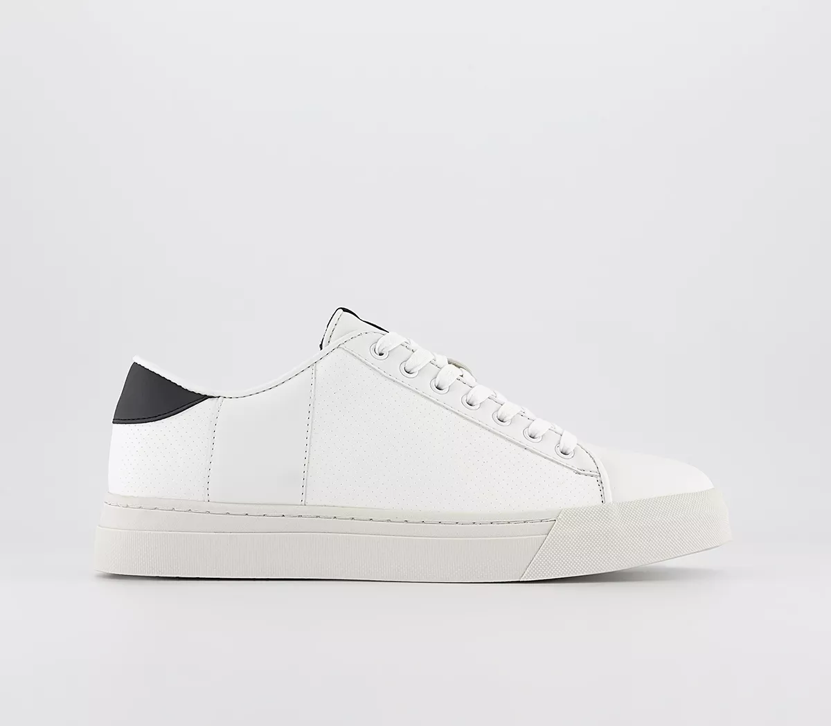 OFFICE Camber Back Tab Colour Block Sneakers White