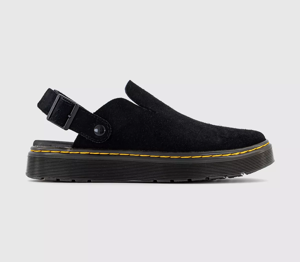 Dr. Martens Carlson Mules Black Suede