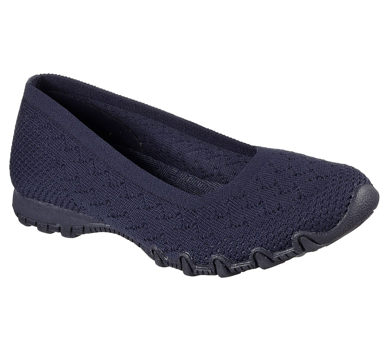 Skechers Women Relaxed Fit: Bikers - Witty Knit Navy