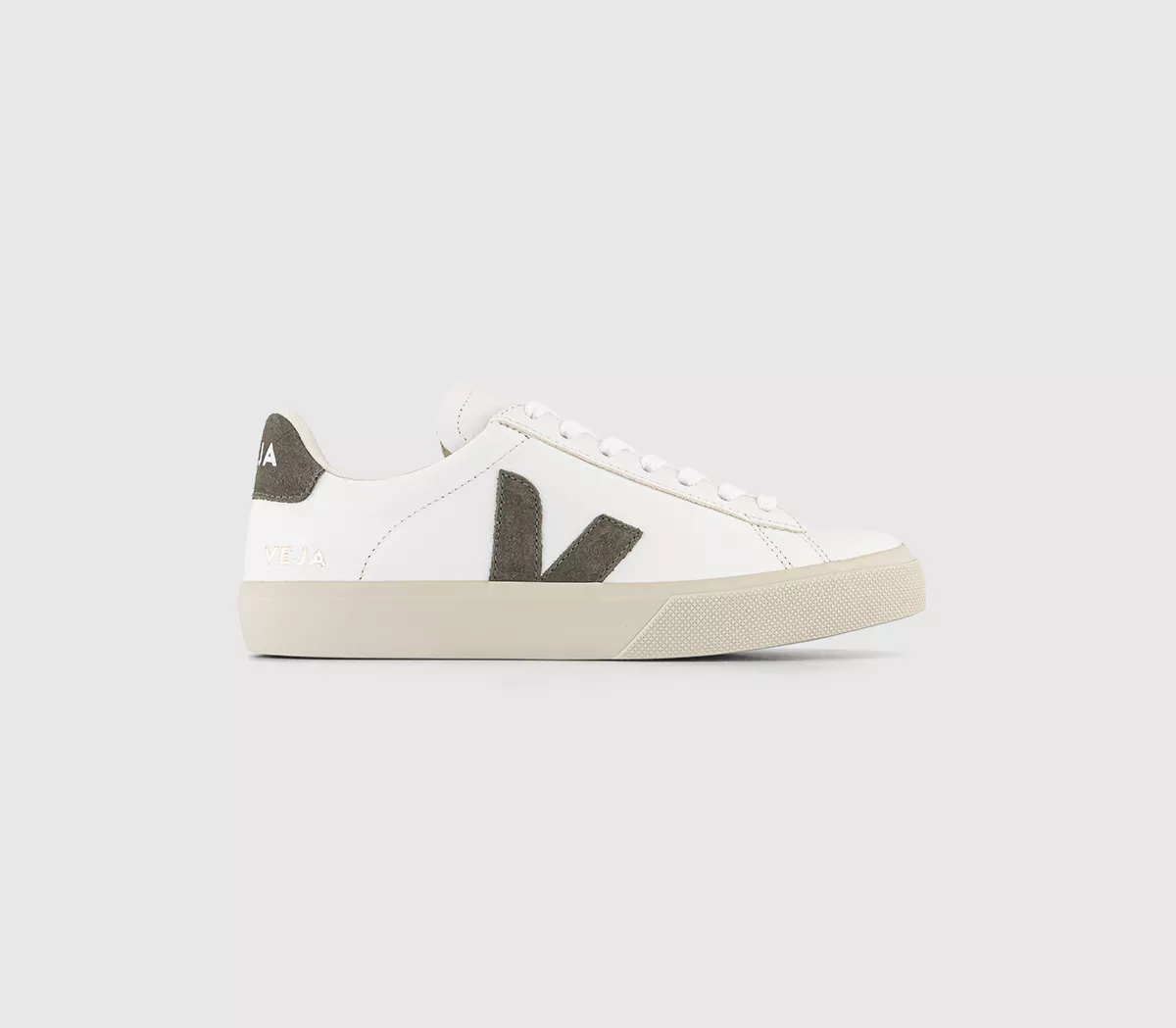 VEJA Campo Trainers White Khaki F