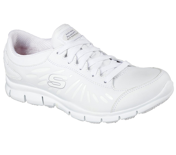 Skechers Women Work: Relaxed Fit Eldred - Dewey White