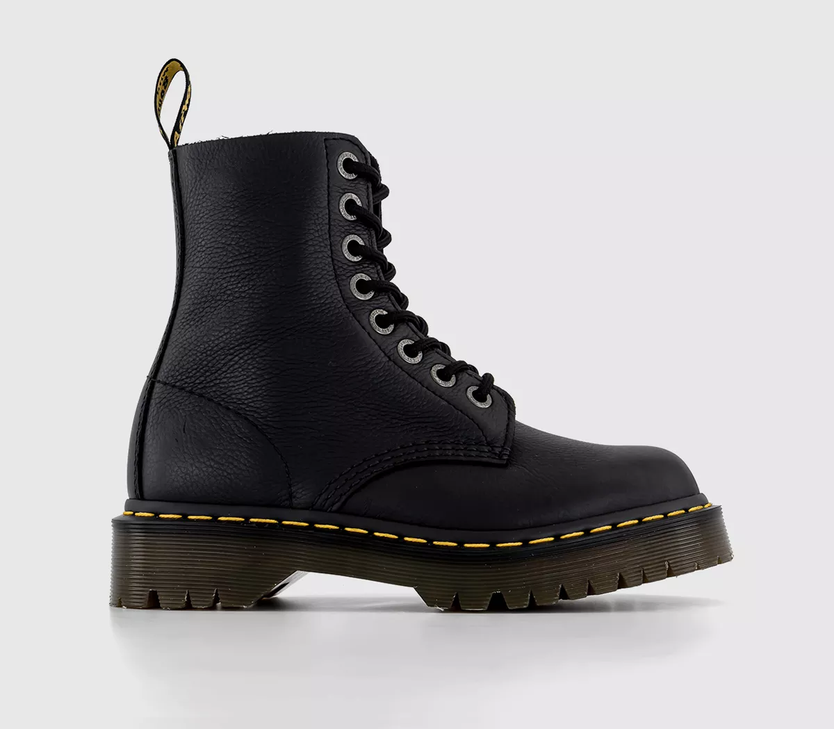 Dr. Martens Bex 8 Eye Boots Black Pisa