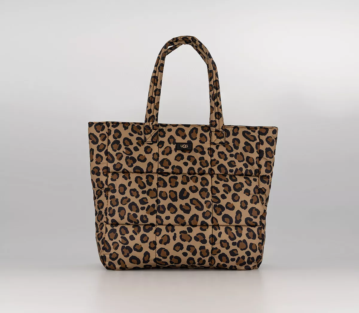 UGG Ellory Puff Tote Bag Natural Spotty