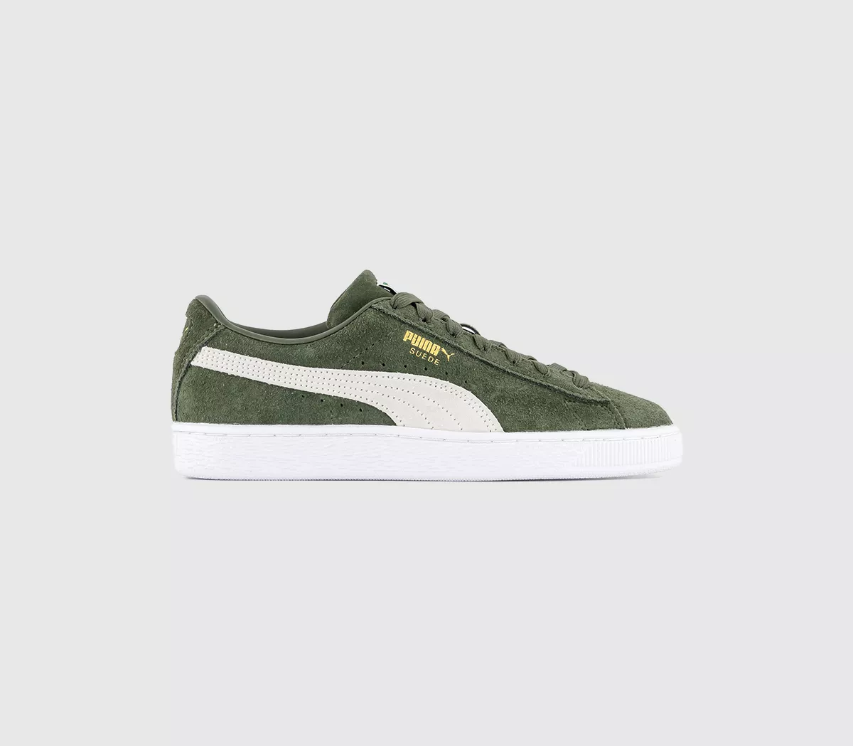 Puma Suede Classic XXI Trainers  Myrtle White