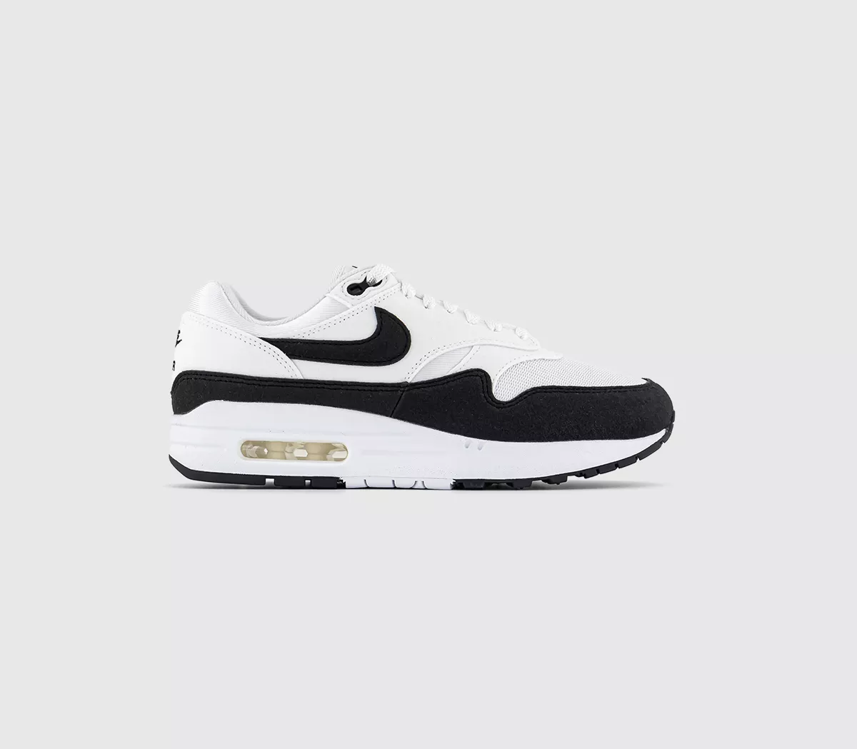 Nike Air Max 1 Trainers  White Black Summit White