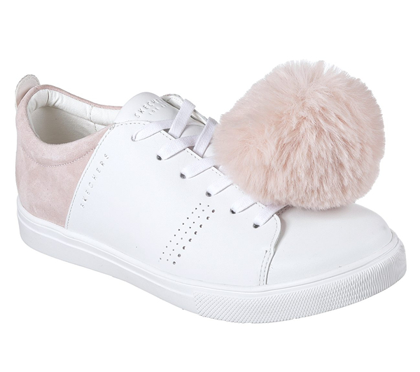 Skechers Women Moda - Pom Street White/Pink