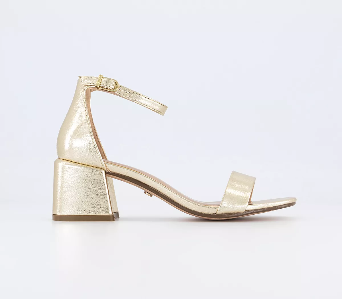 OFFICE My Way Two Part Sandals Gold
