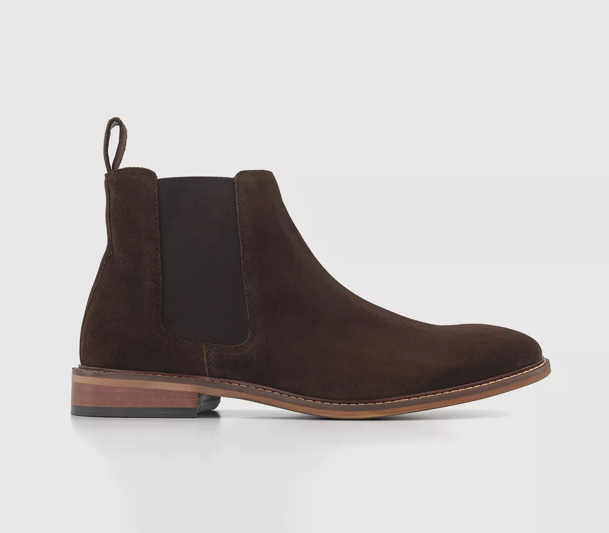 OFFICE Beacon Chelsea Boots Chocolate Suede