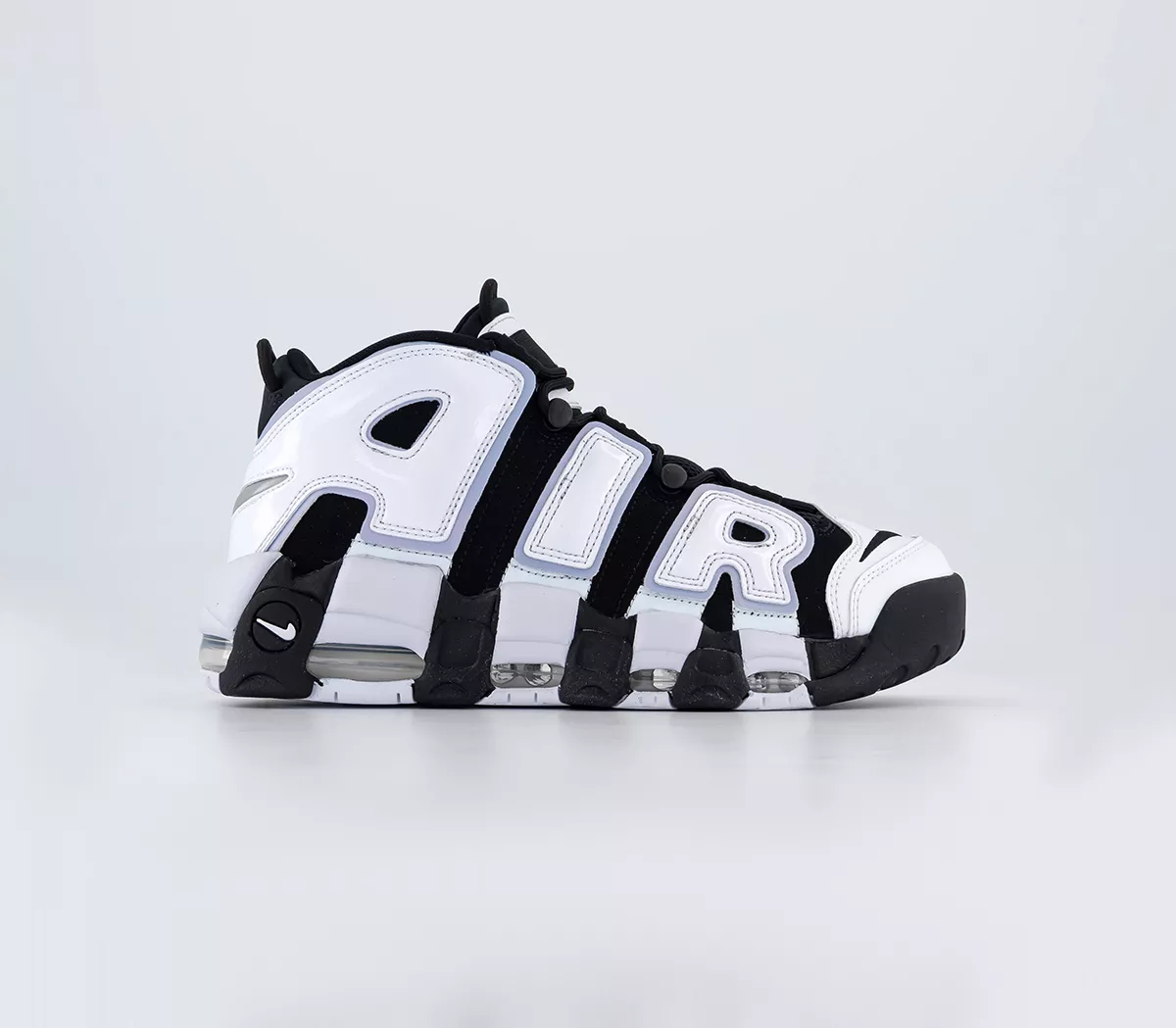 Nike Air More Uptempo 96 Trainers Black White Multi Color Cobalt Bliss