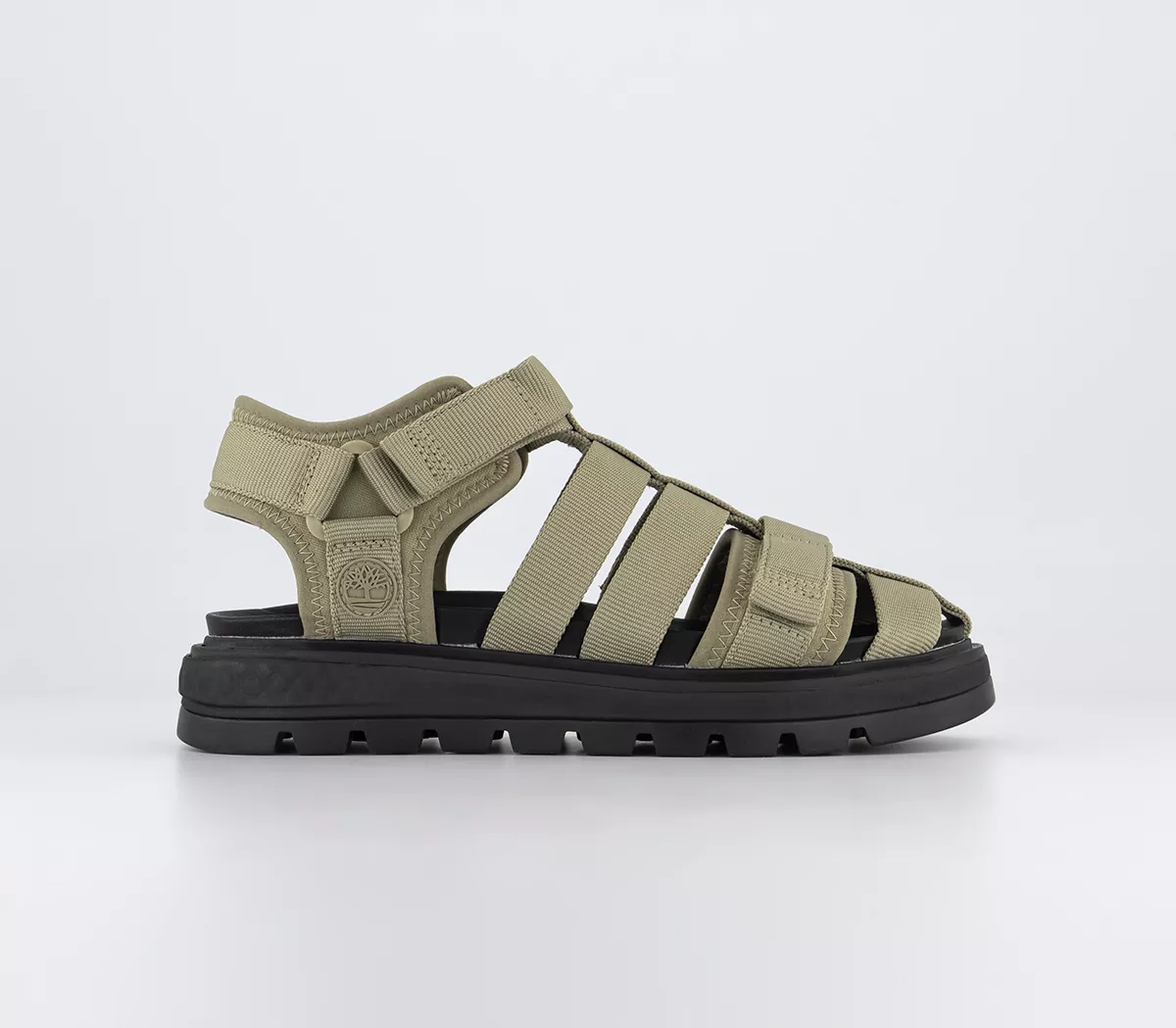 Timberland Ray City Closed Fisherman Sandals Lt Brown Webbing