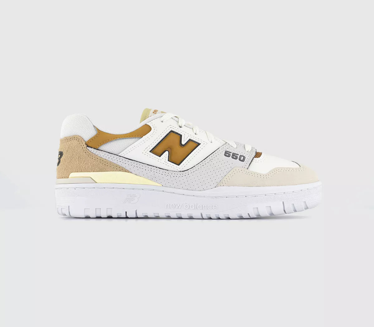 New Balance BB550 Trainers Sea Salt Beige Brown