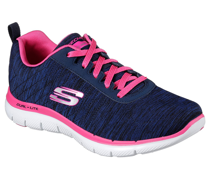 Skechers Women Flex Appeal 2.0 Navy/Pink