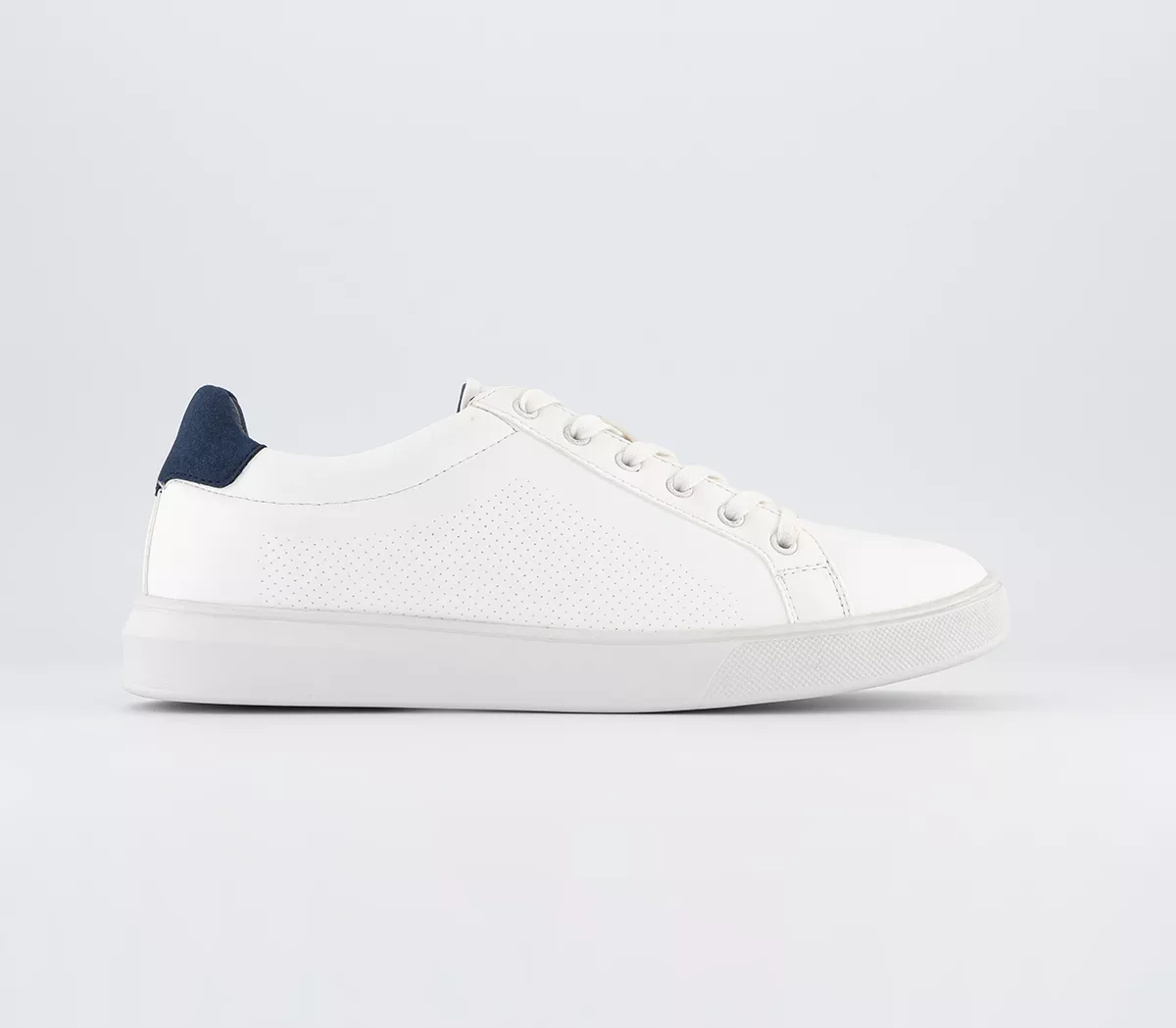 OFFICE Chapel Lace To Toe Sneakers White  Navy