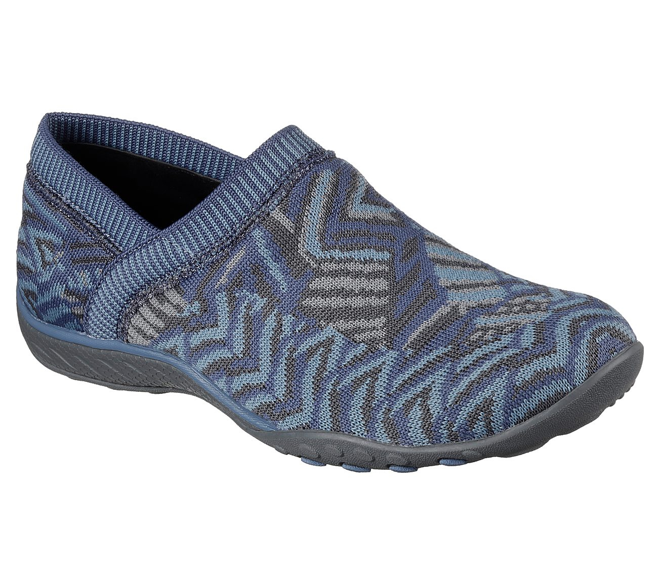 Skechers Women Relaxed Fit: Breathe Easy - Lassie Blue/Gray
