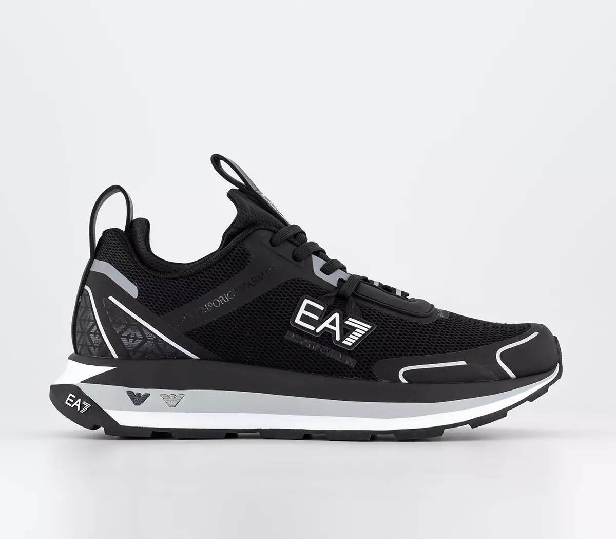 EA7 Emporio Armani EA7 Altura Trainers Black White High Rise