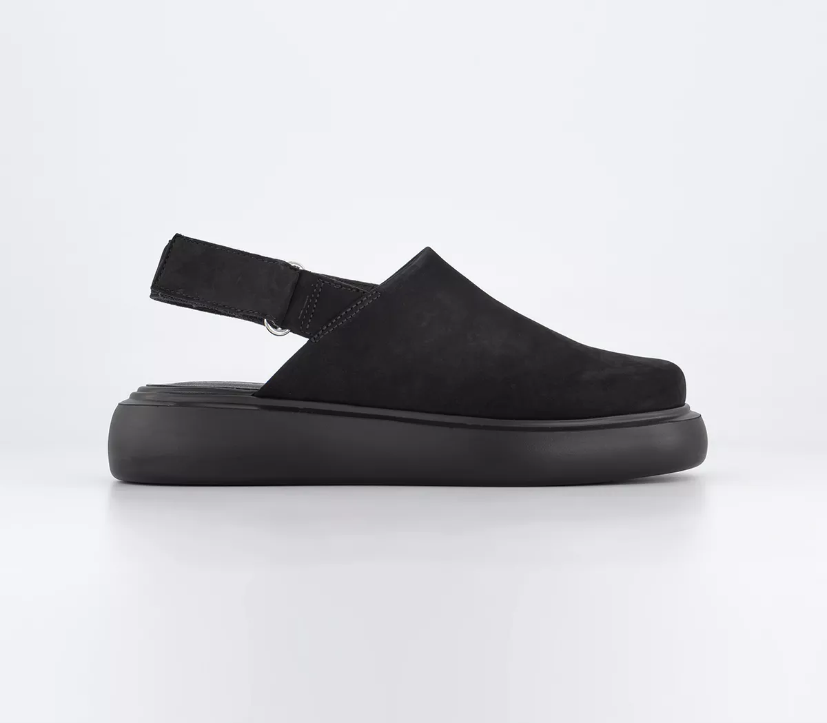 Vagabond Shoemakers Blenda Casual Sling Back Shoes  Black Suede