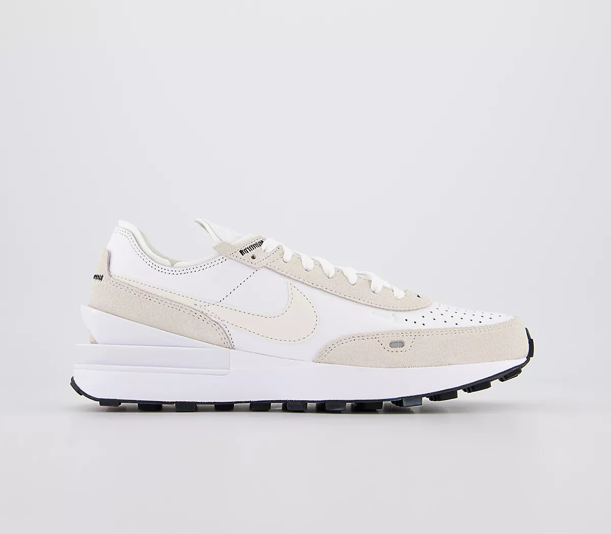 Nike Nike Waffle One Trainers White Phantom Habanero Red Leather
