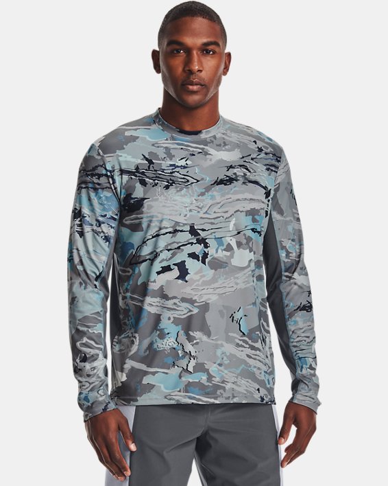 Men's UA Iso-Chill Shorebreak Camo Long Sleeve