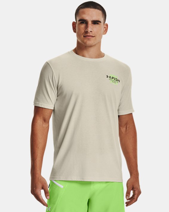 Men's UA Fish Bass Waterblur Short Sleeve