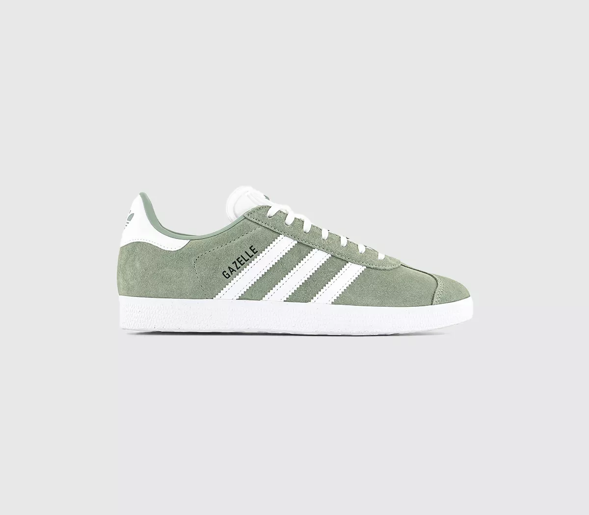 adidas Gazelle Trainers  Silver Green White Black
