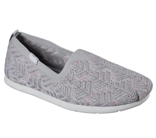 Skechers Women Bobs Plush Lite - Plush Life Gray/Multi