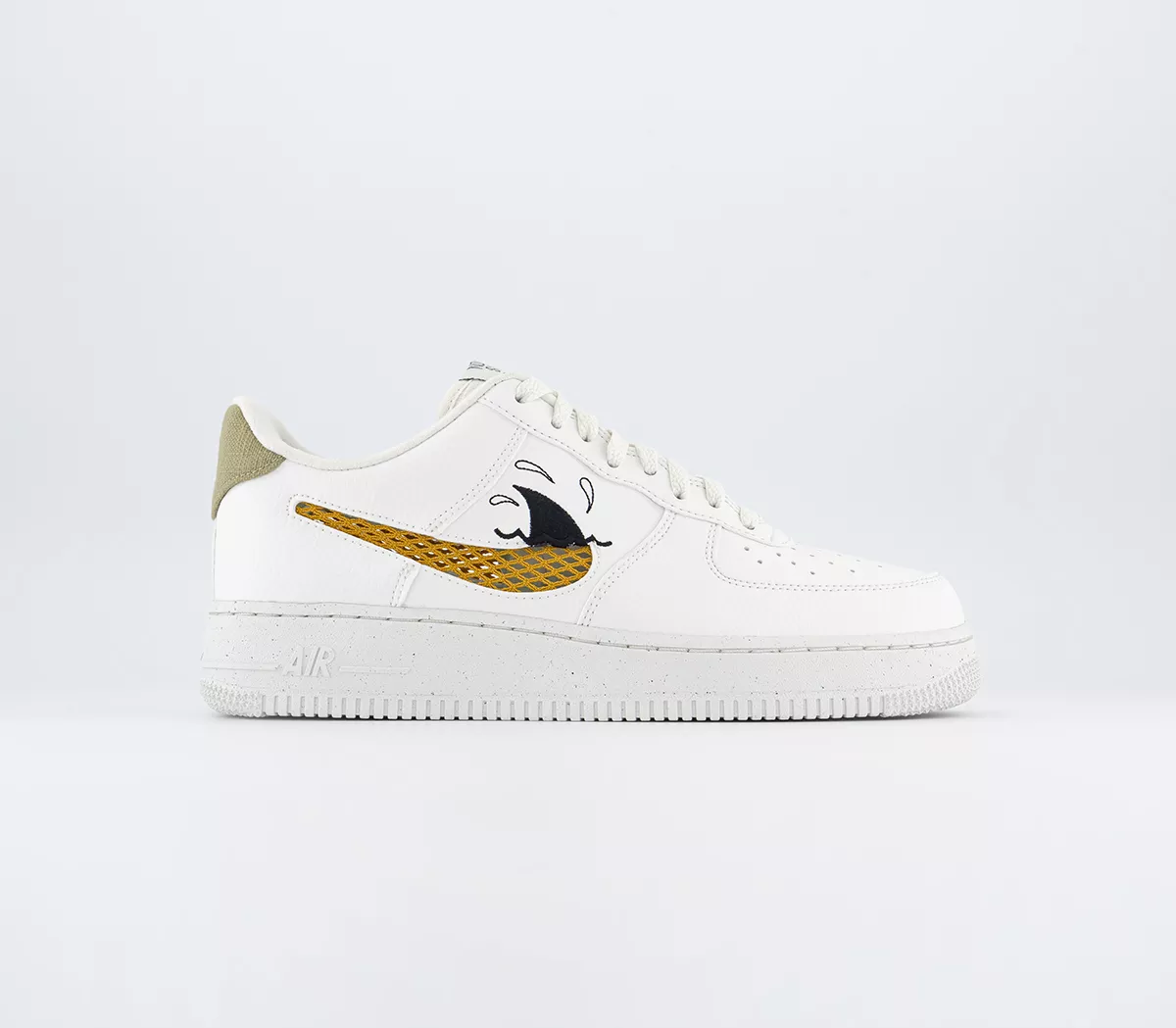 Nike Air Force 1 Lv8 Trainers Sail Sanded Gold Black Wheat Grass
