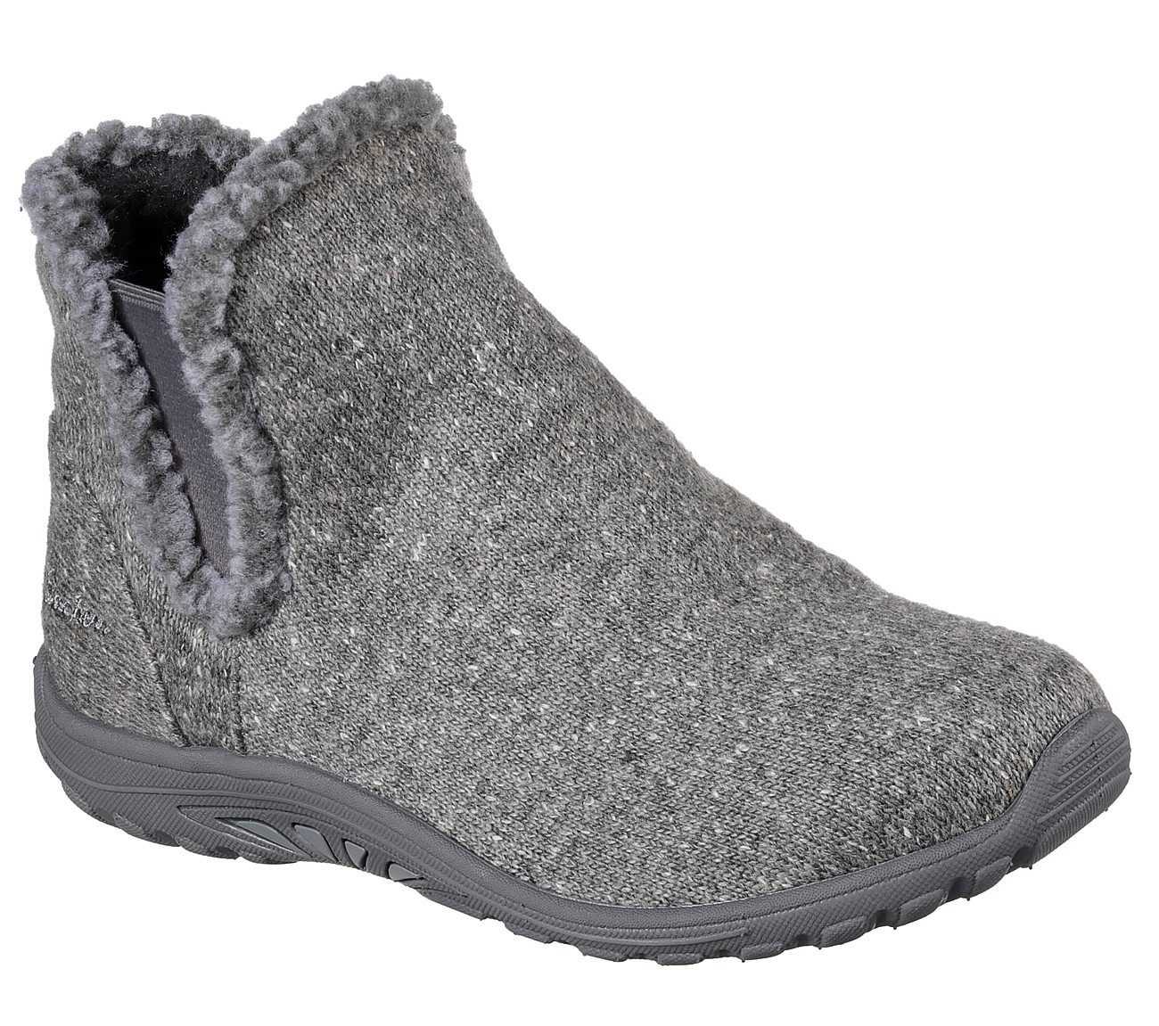 Skechers Women Relaxed Fit: Reggae Fest - Speckled Gray