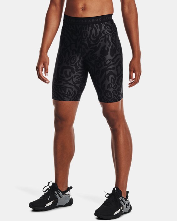 Women's HeatGear Armour Printed Bike Shorts
