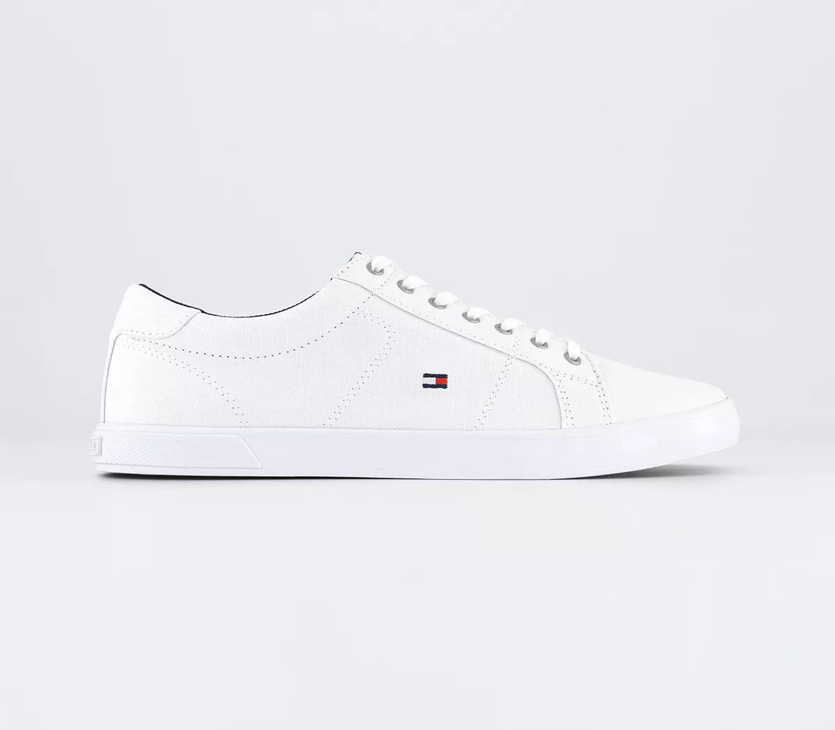 Tommy Hilfiger Iconic Long Vulcanised Trainers  Triple White
