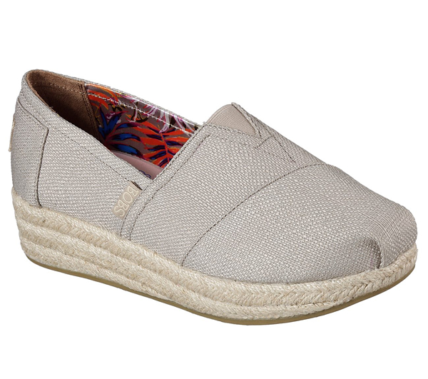 Skechers Women Bobs Highlights - High Jinx Taupe