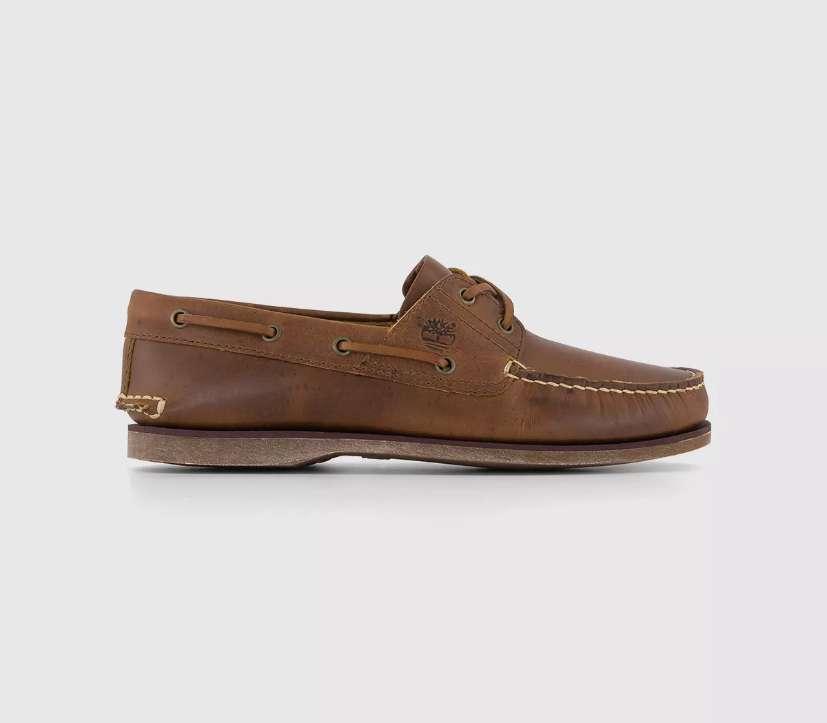 Timberland New Boat Shoes Md Brown Full Grain
