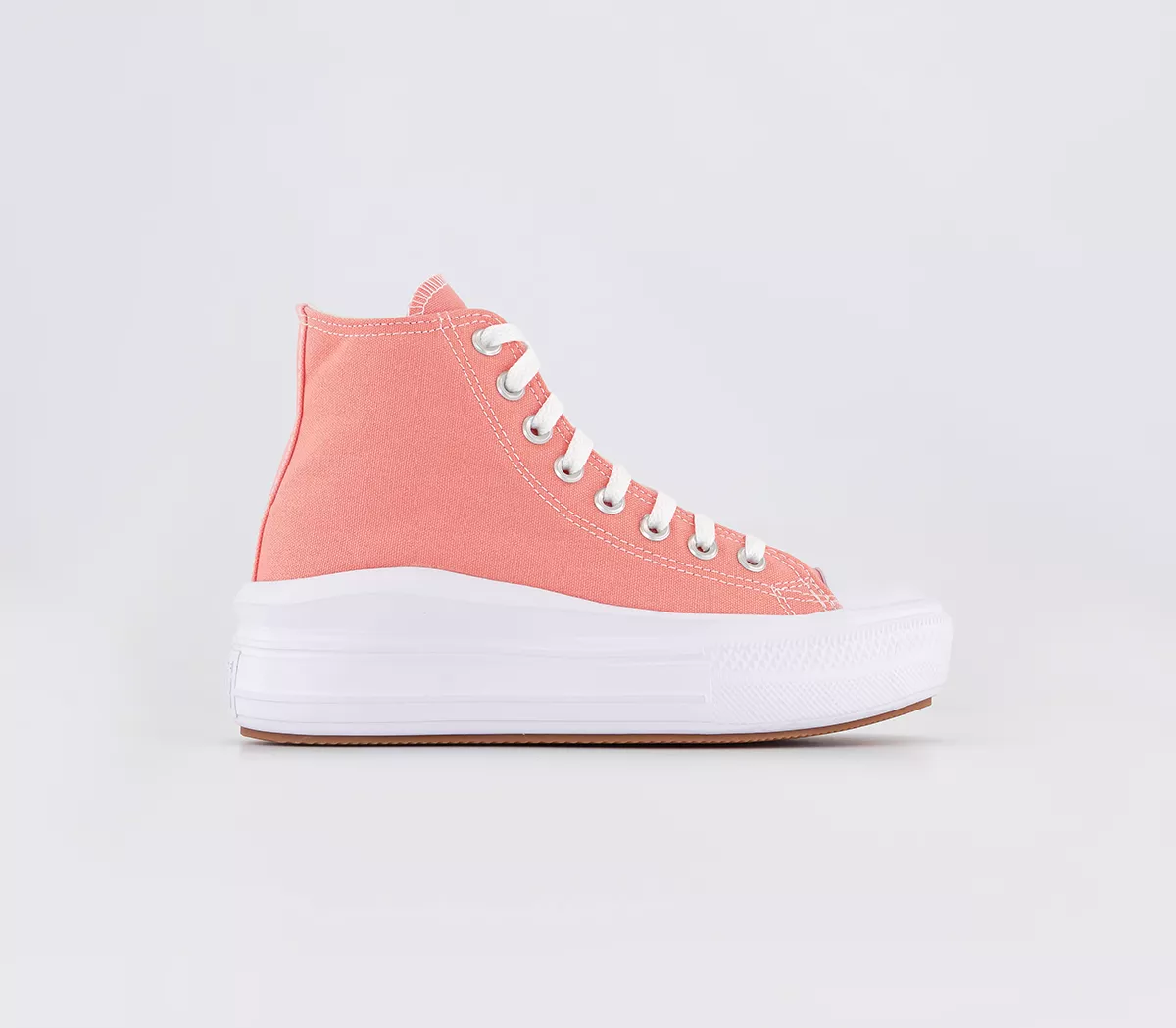 Converse All Star Move Trainers Lawn Flamingo White White
